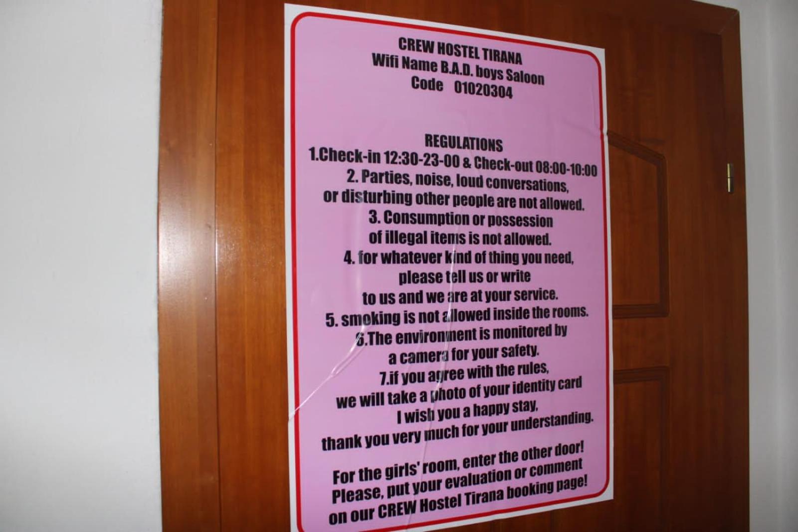 Crew Hostel Tirana Zewnętrze zdjęcie